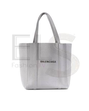 High-quality product photo of a Balenciaga Tote Everyday XXS White in White