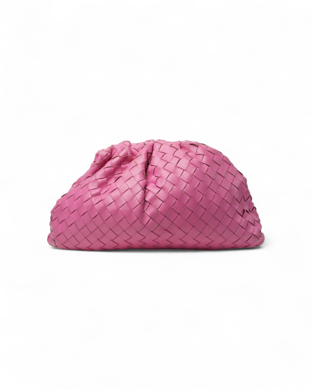 Bottega Veneta Bottega Pouch Large Intreccio Pink – Good Collectors Edition