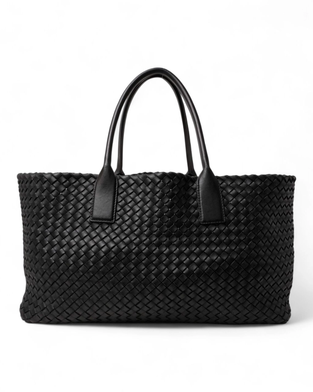 Bottega Veneta Cabat Medium Braided Black – Excellent Collectors Edition