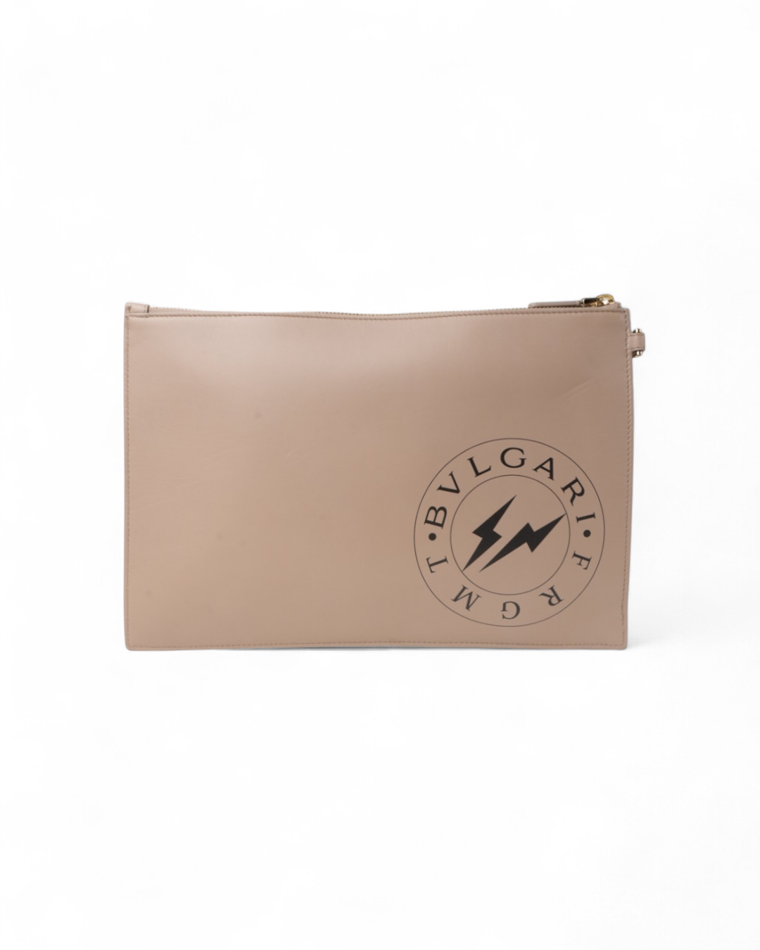 Bulgari BVlgari Clutch Medium Logo Cipria – Excellent Collectors Edition