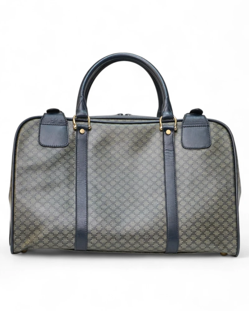 Celine Vintage Triomphe 50 Bag in Blue – Good Collectors Edition