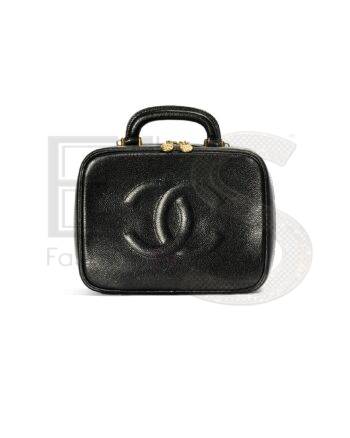 High-quality product photo of a Chanel Beauty CC Vintage Caviar Black in Black