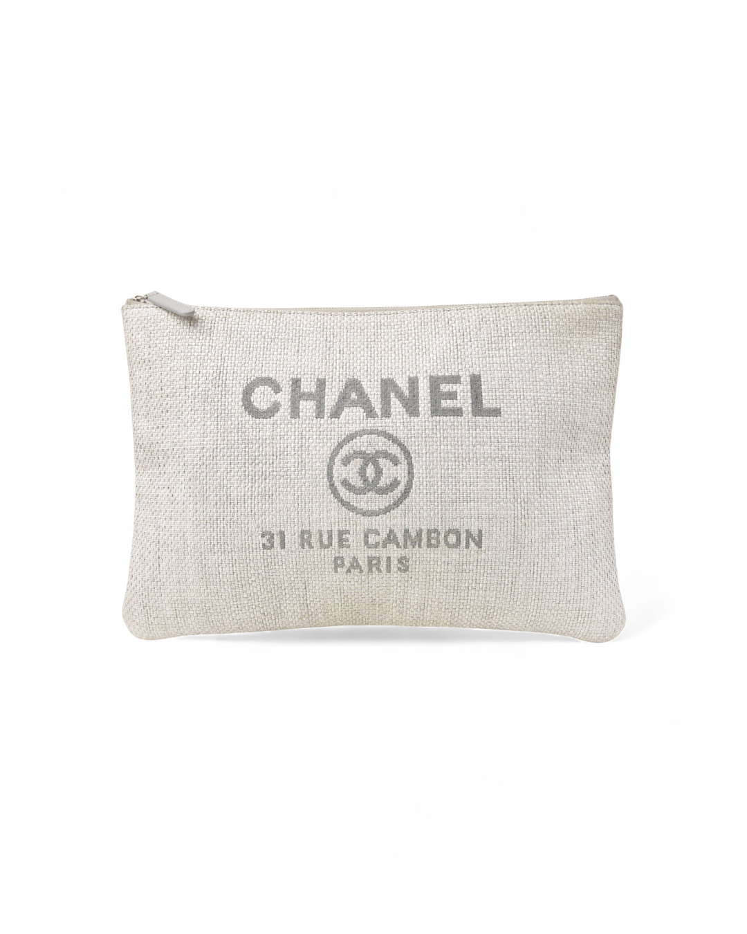 Chanel Deauville Medium Clutch in Grey – Good Collectors Edition