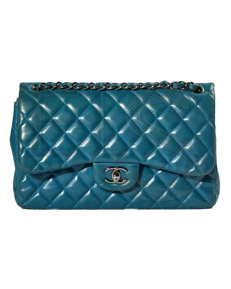 Chanel Jumbo Timeless Double Flap Turquoise – Good Collectors Edition