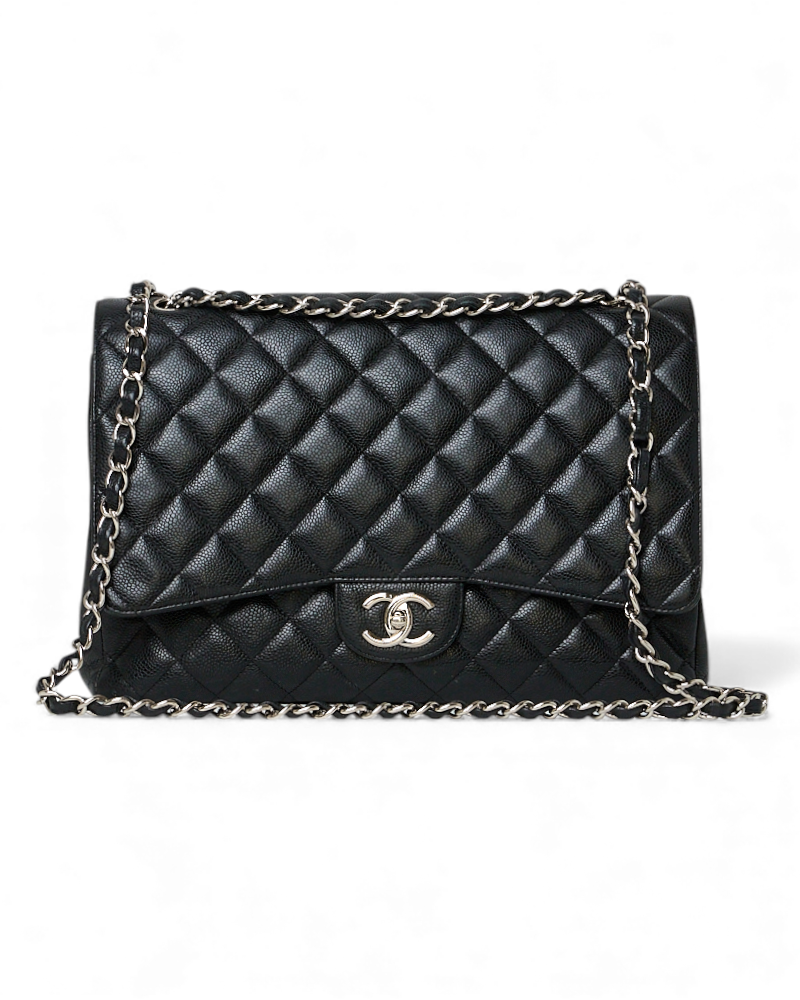 Chanel Maxi Jumbo Timeless Caviar Black – Good Collectors Edition