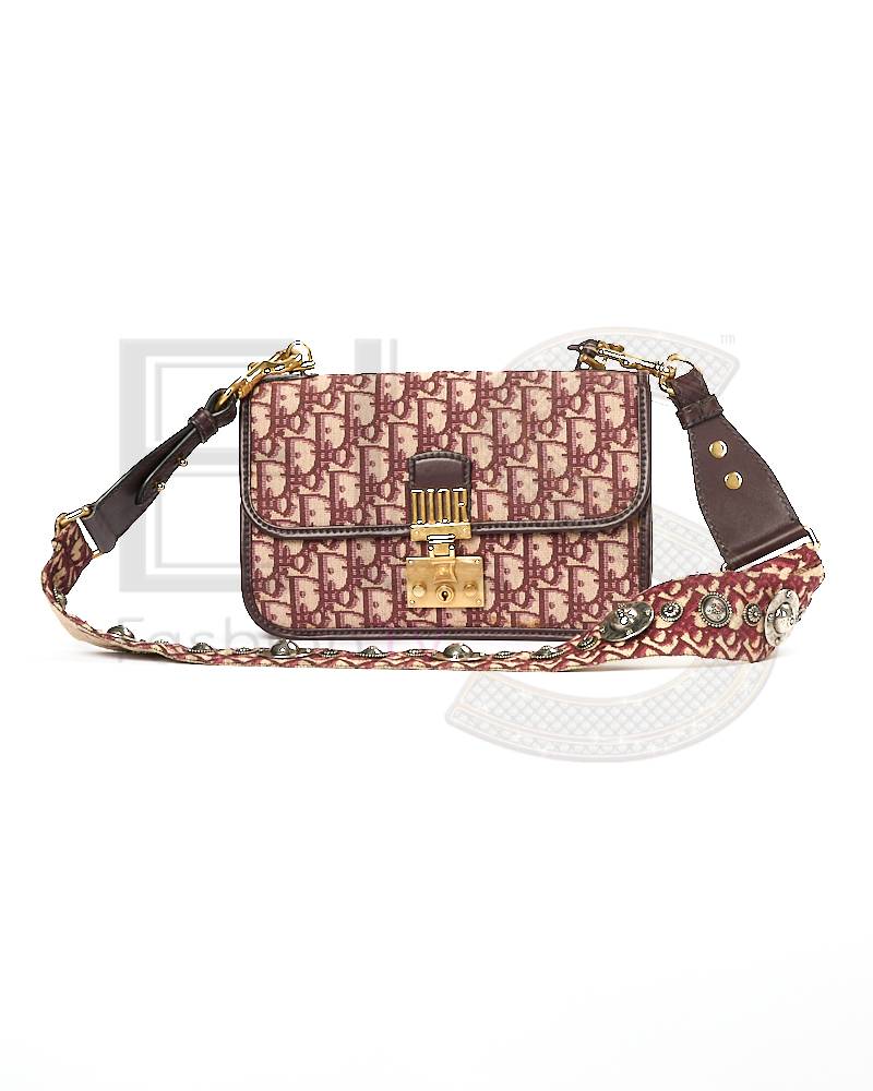 Dior Dioraddict Flap Medium Oblique Bordeaux – Good Collectors Edition