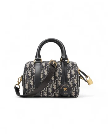 High-quality product photo of a Dior Groove Small Jacquard Oblique Blue in Blue