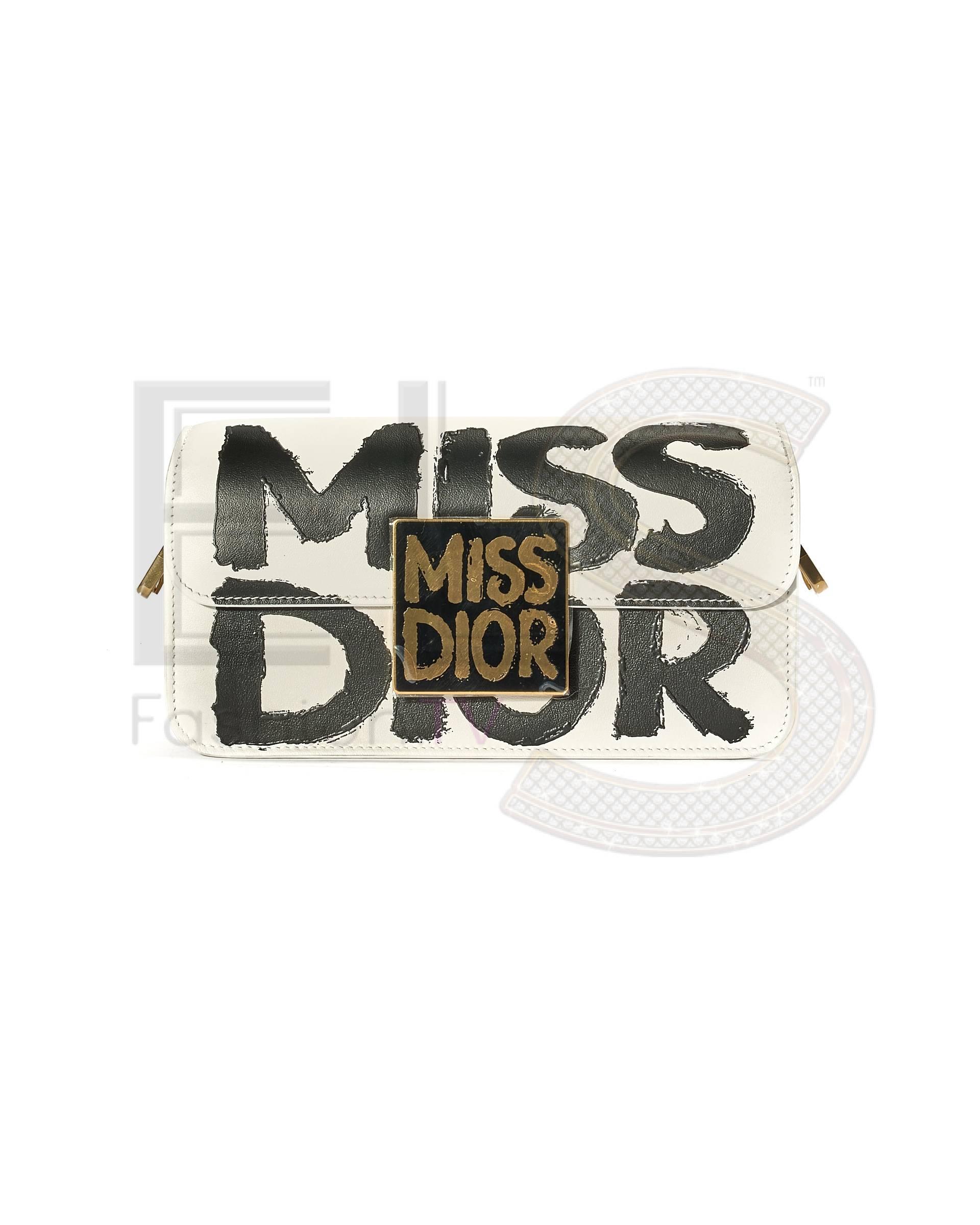 Dior Miss Dior Small Graffiti White – Like New Collectors Edition