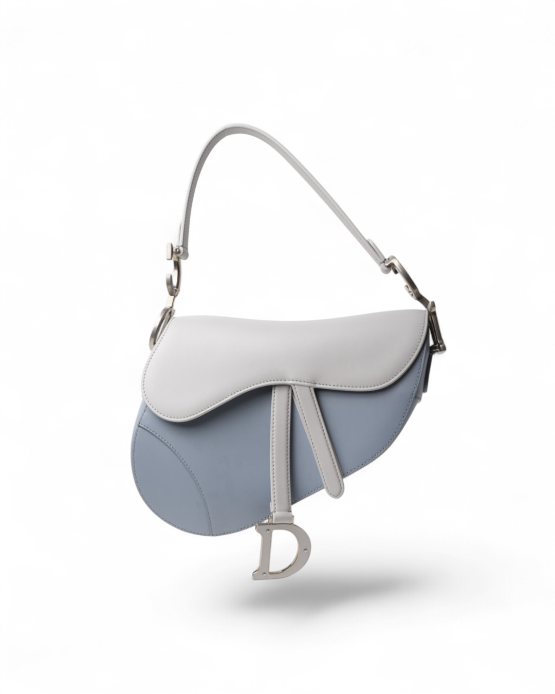 Dior Saddle Medium Bicolor Light Blue – Excellent Collectors Edition