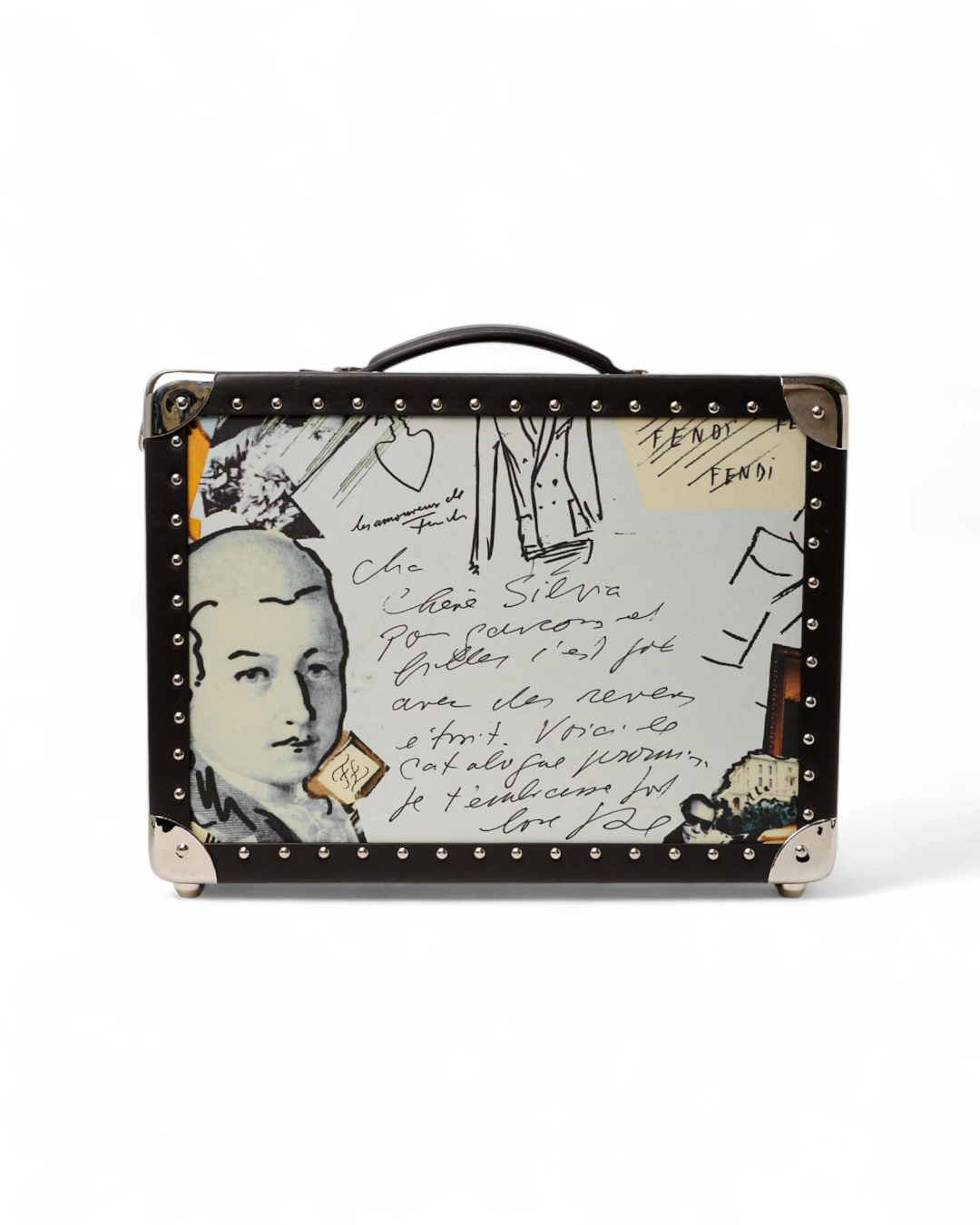 Fendi Beauty Rigid Newspaper FF Black – Excellent Collectors Edition