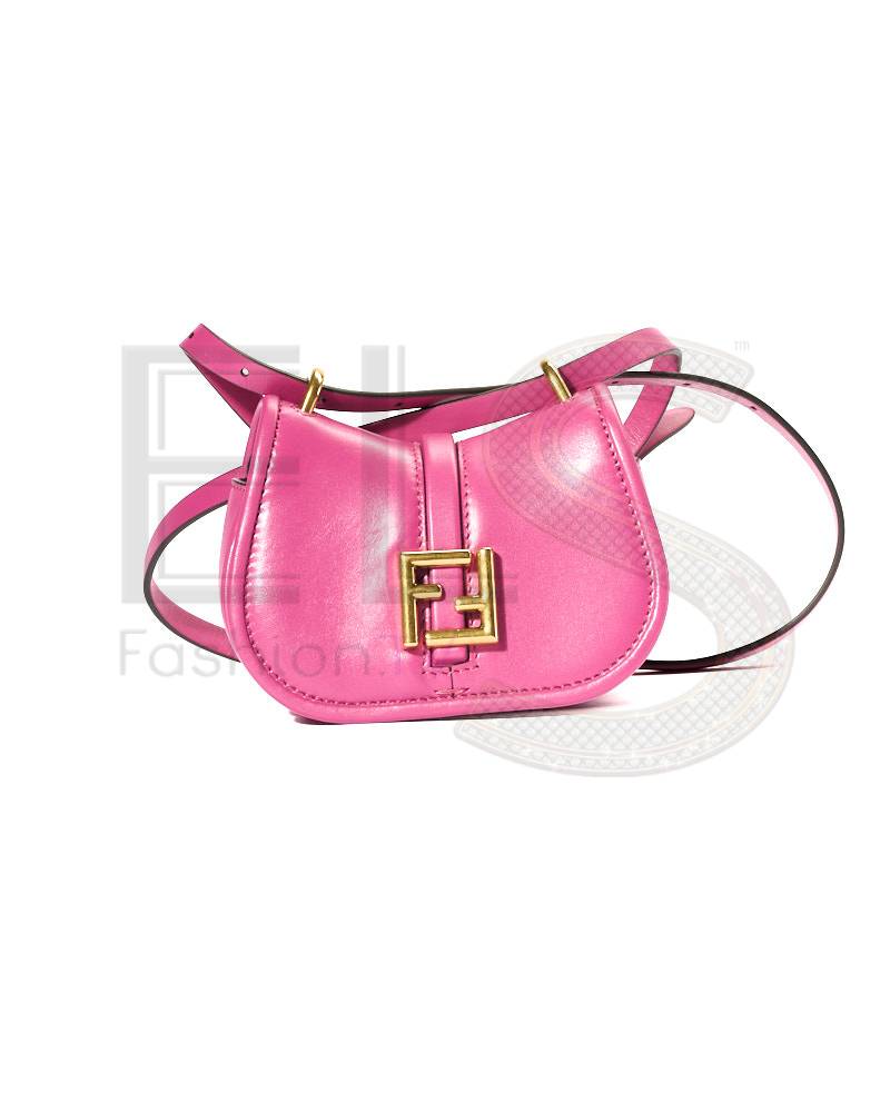 Fendi C’Mon Mini Fuchsia Shoulder Bag – Excellent Collectors Edition