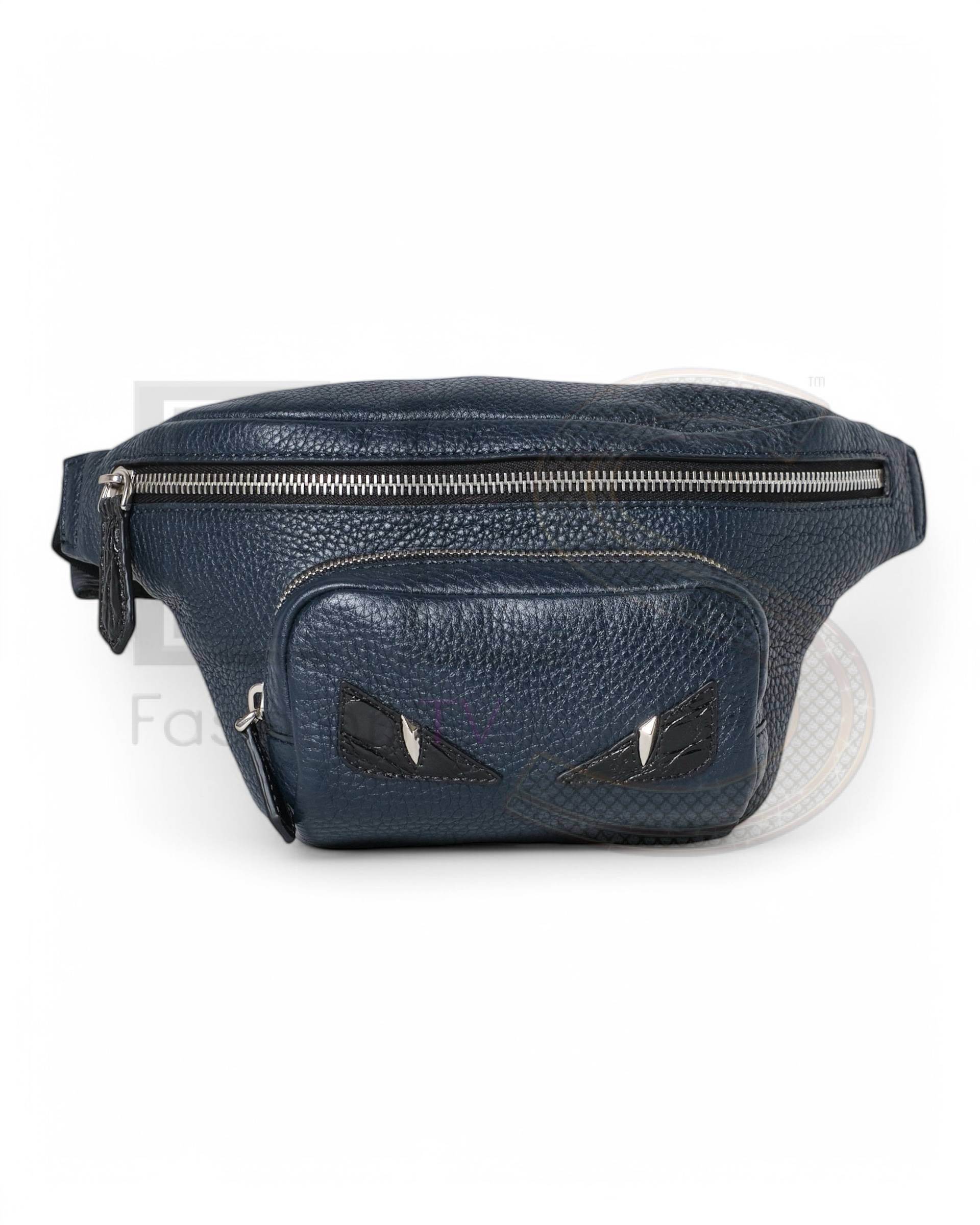Fendi Monster Eye Small Midnight Blue Bum Bag – Excellent Collectors Edition