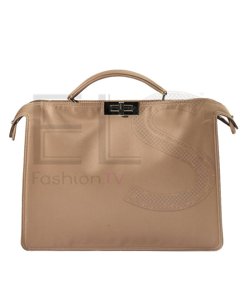 Fendi Peekaboo ISeeU Medium Nylon Beige – Excellent Collectors Edition