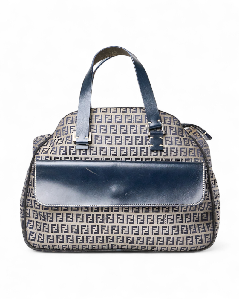 Fendi Shopper Task Large FF Logomania Blue – Good Collectors Edition