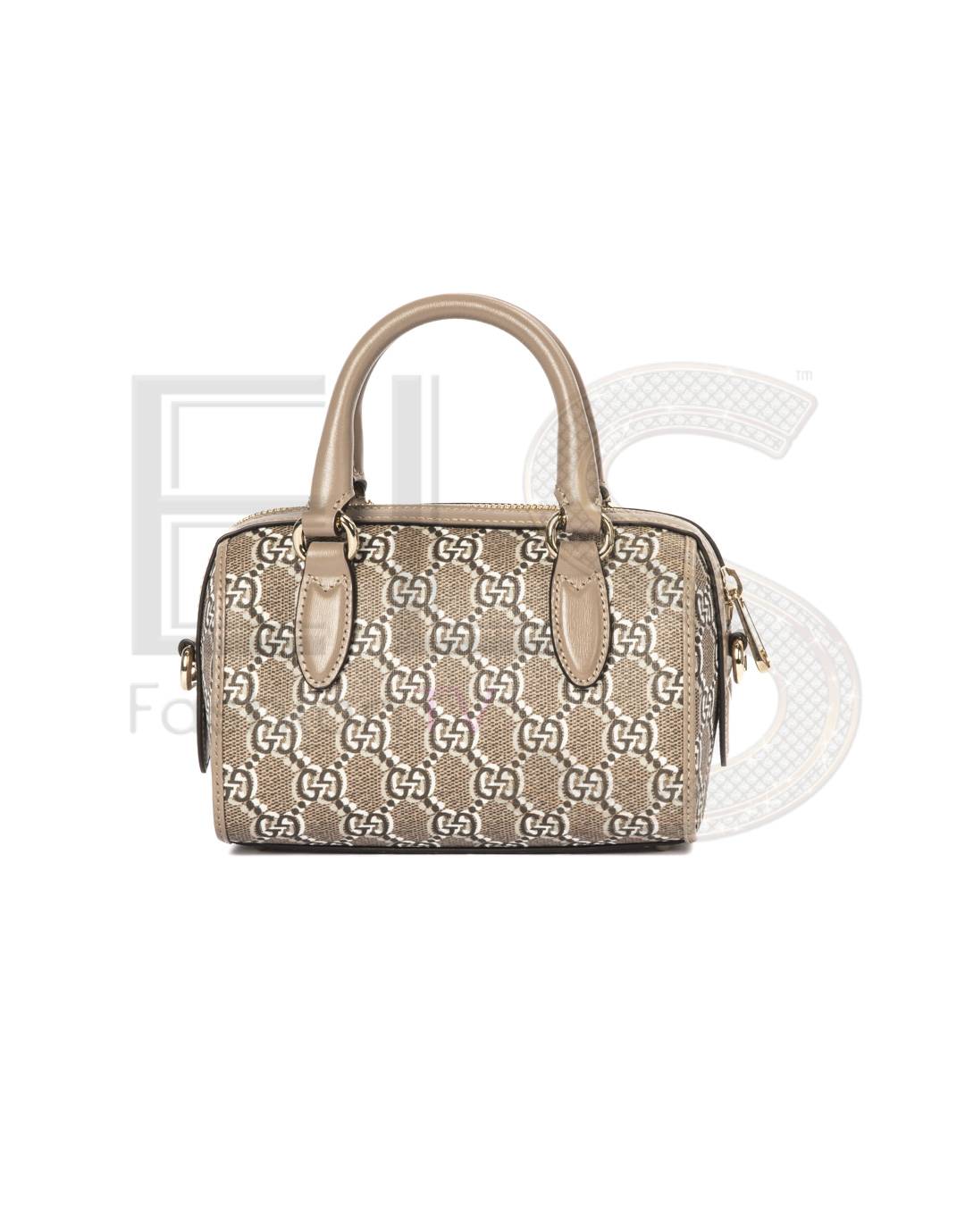 Gucci Boston Mini GG Supreme Shadow Beige – Like New Collectors Edition