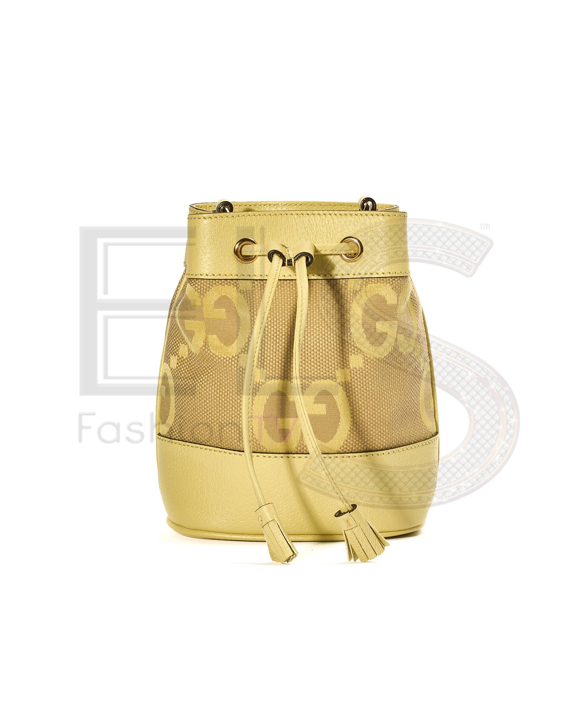 Gucci Bucket Small GG Jumbo Yellow – Like New Collectors Edition