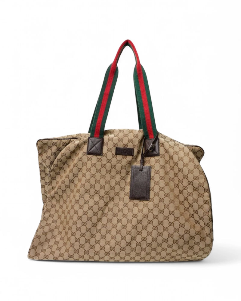 Gucci GG Supreme Brown Garment Bag – Excellent Collectors Edition