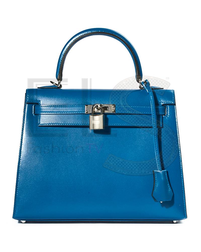 Hermès Sac Kelly 25 Sellier Tadelakt Bleu – Like New Collectors Edition