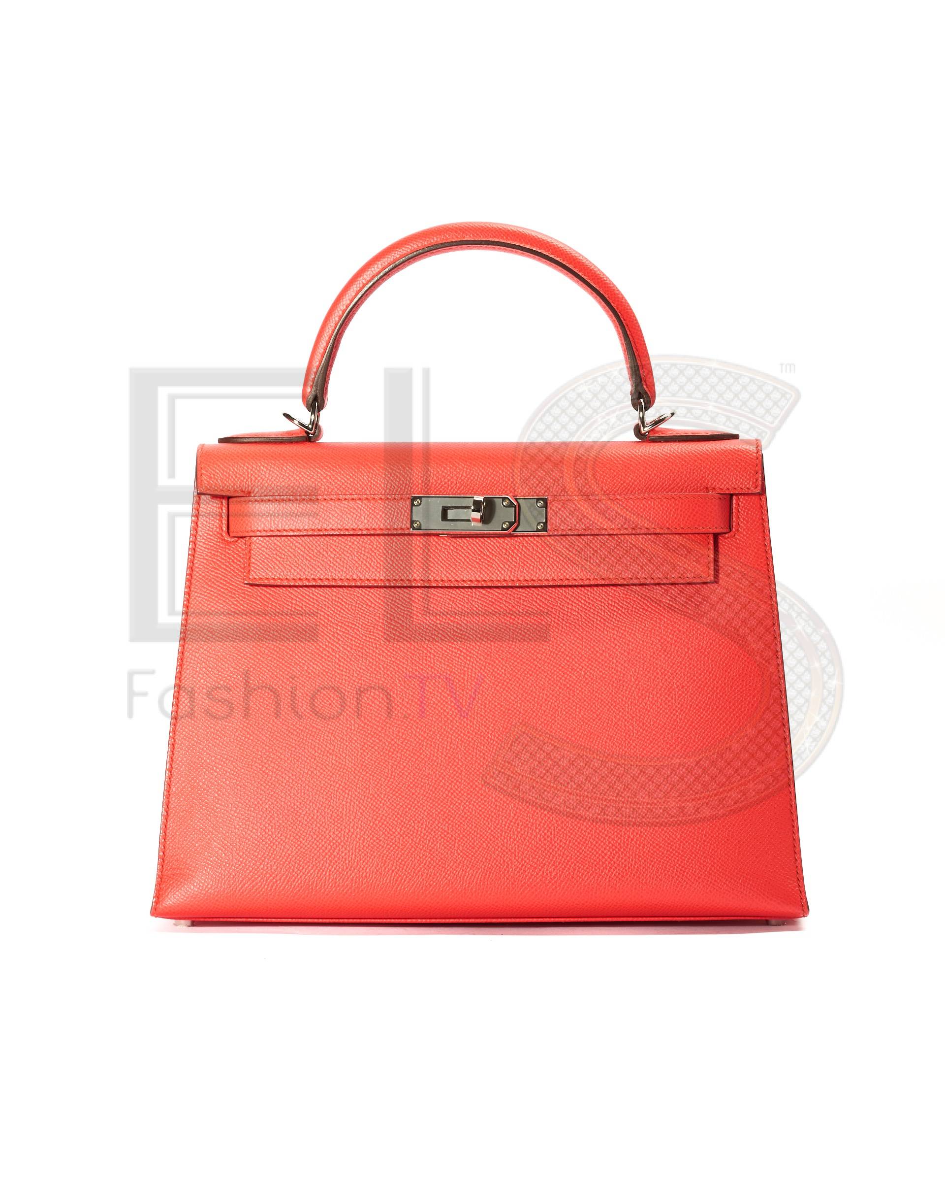 Hermès Sac Kelly 28 Epsom Rose Texas – Like New Collectors Edition