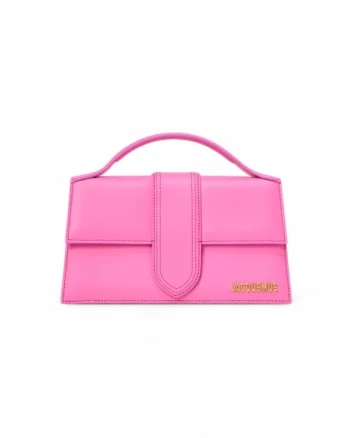 High-quality product photo of a Jacquemus Le Grand Bambino Fuchsia in Fuchsia