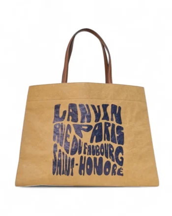 High-quality product photo of a Lanvin Tote Cabas Kraft Medium Brown in Brown