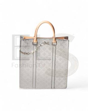 High-quality product photo of a Louis Vuitton luxury bag in Silver