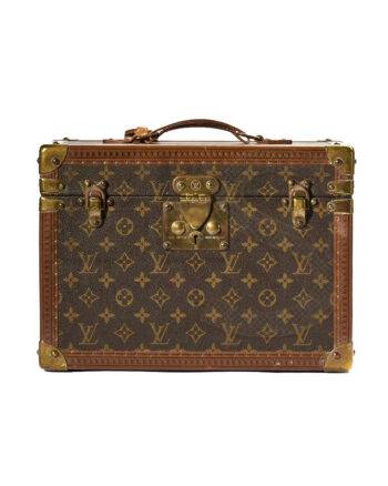 High-quality product photo of a Louis Vuitton Beauty Rigido 35 Monogram in Brown