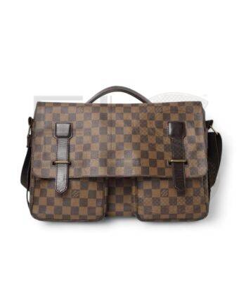 High-quality product photo of a Louis Vuitton Broadway GM Damier Ebene in Brown