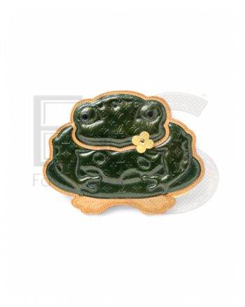 High-quality product photo of a Louis Vuitton Conte De Fees Pochette Frog L.E. in Green