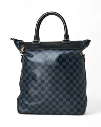 High-quality product photo of a Louis Vuitton Greenwich GM Damier Graphite in Blue