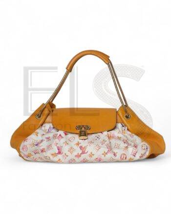 High-quality product photo of a Louis Vuitton Jamais By Richard Prince Aquarelle in Ocher