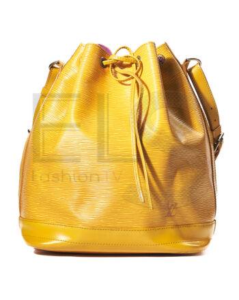 High-quality product photo of a Louis Vuitton Noah GM Epi Yellow in Yellow