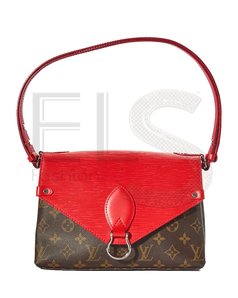 Louis Vuitton Saint Michel MM Epi Red Monogram – Excellent Collectors Edition