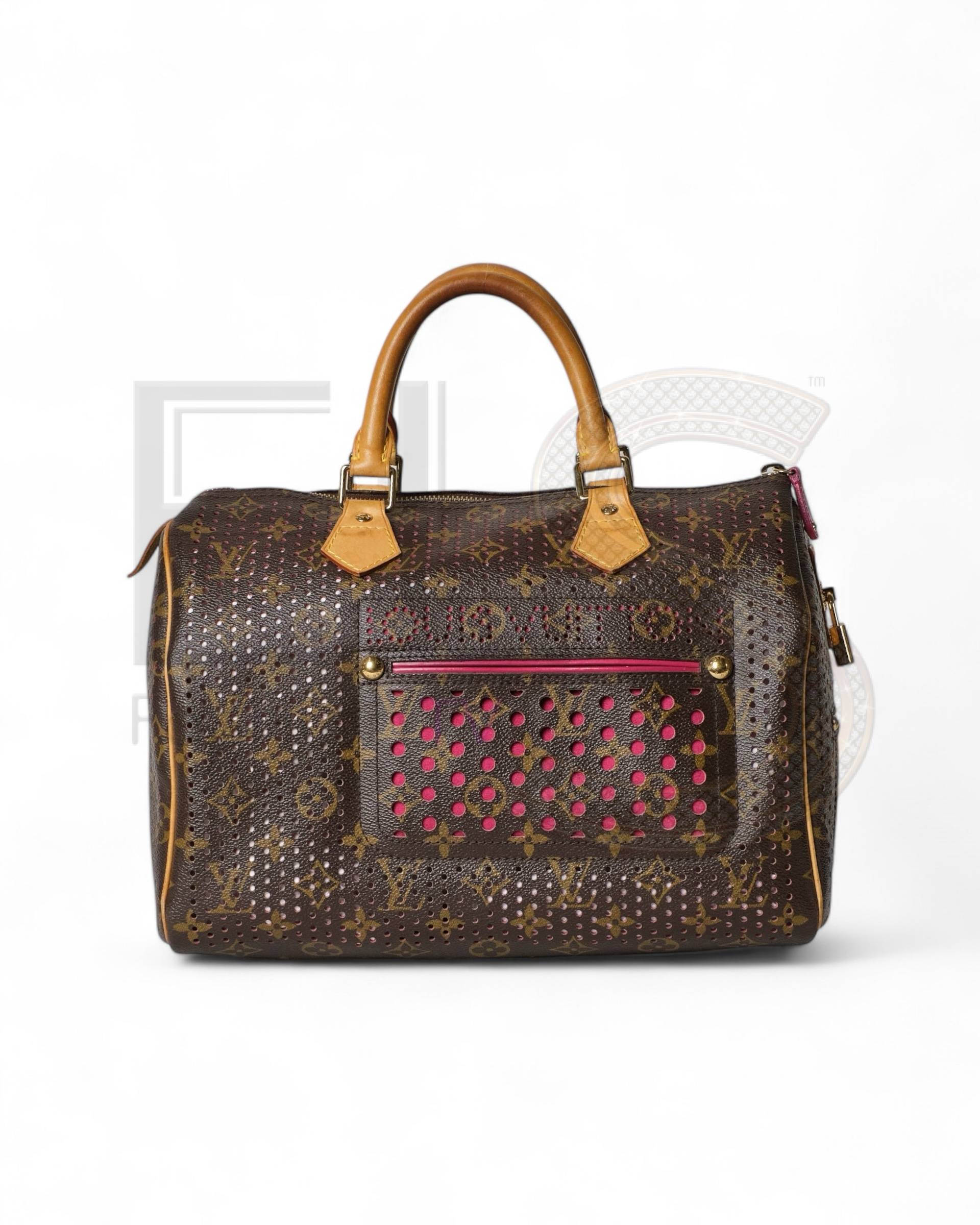 Louis Vuitton Speedy 30 Monogram Perforated Fuchsia – Excellent Collectors Edition