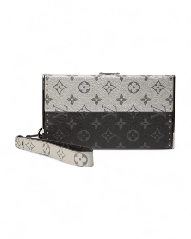 Louis Vuitton Trunk Clutch PM Monogram Eclipse – Excellent Collectors Edition