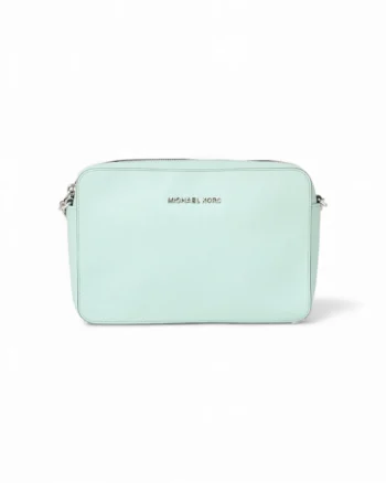 High-quality product photo of a Michael Kors Camera Bag Small Saffiano Turquoise in Turquoise