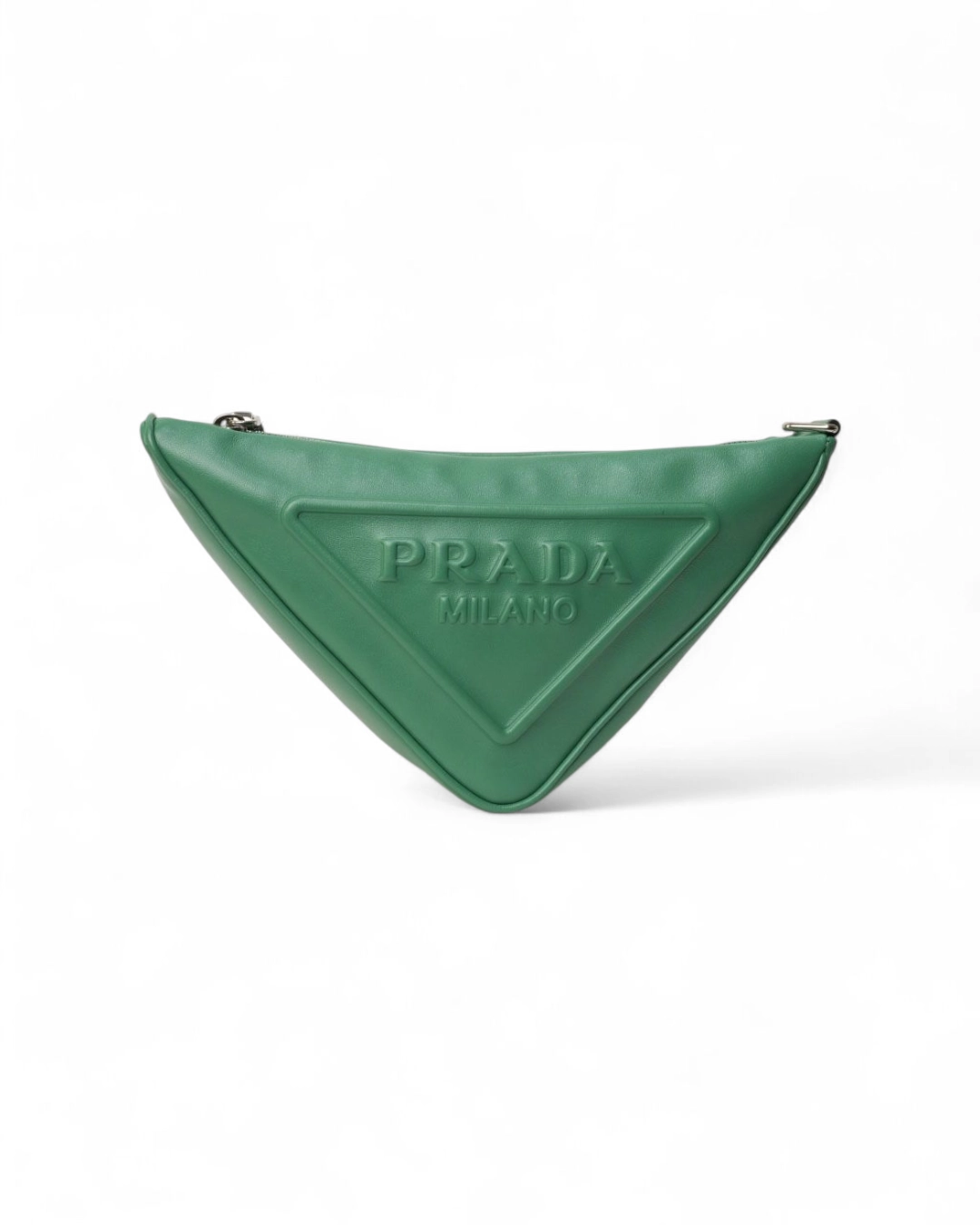 Prada Green Triangle Pochette – Excellent Collectors Edition
