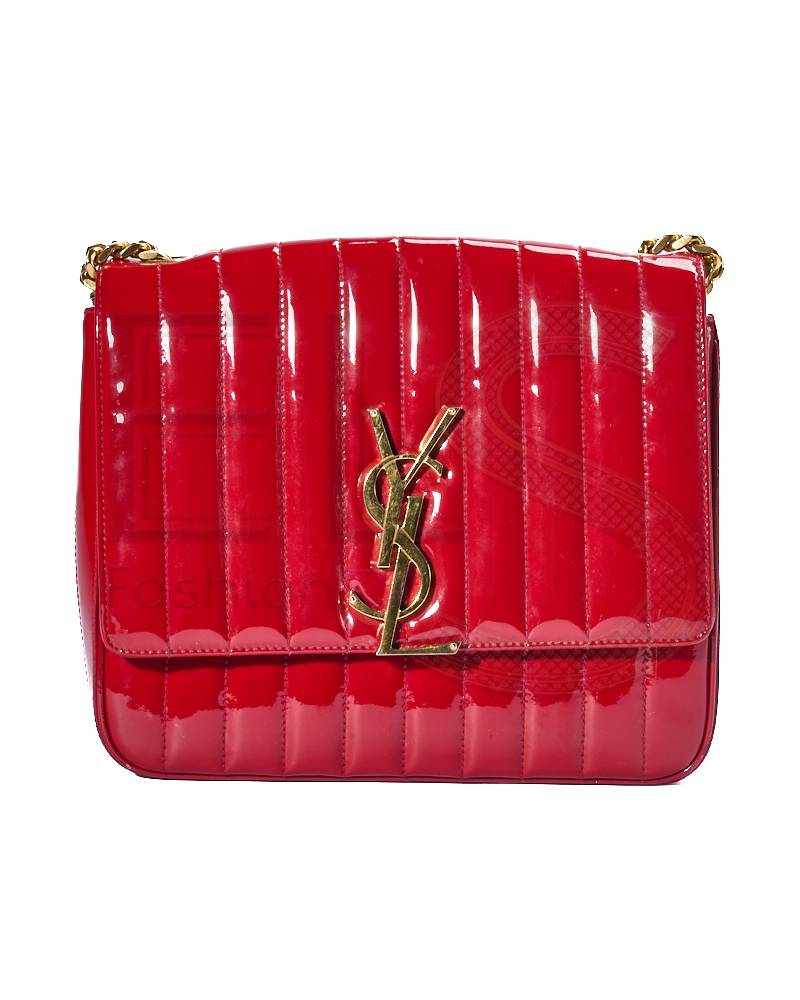 Saint Laurent Vicky Large Quilted Red – Good Collectors Edition