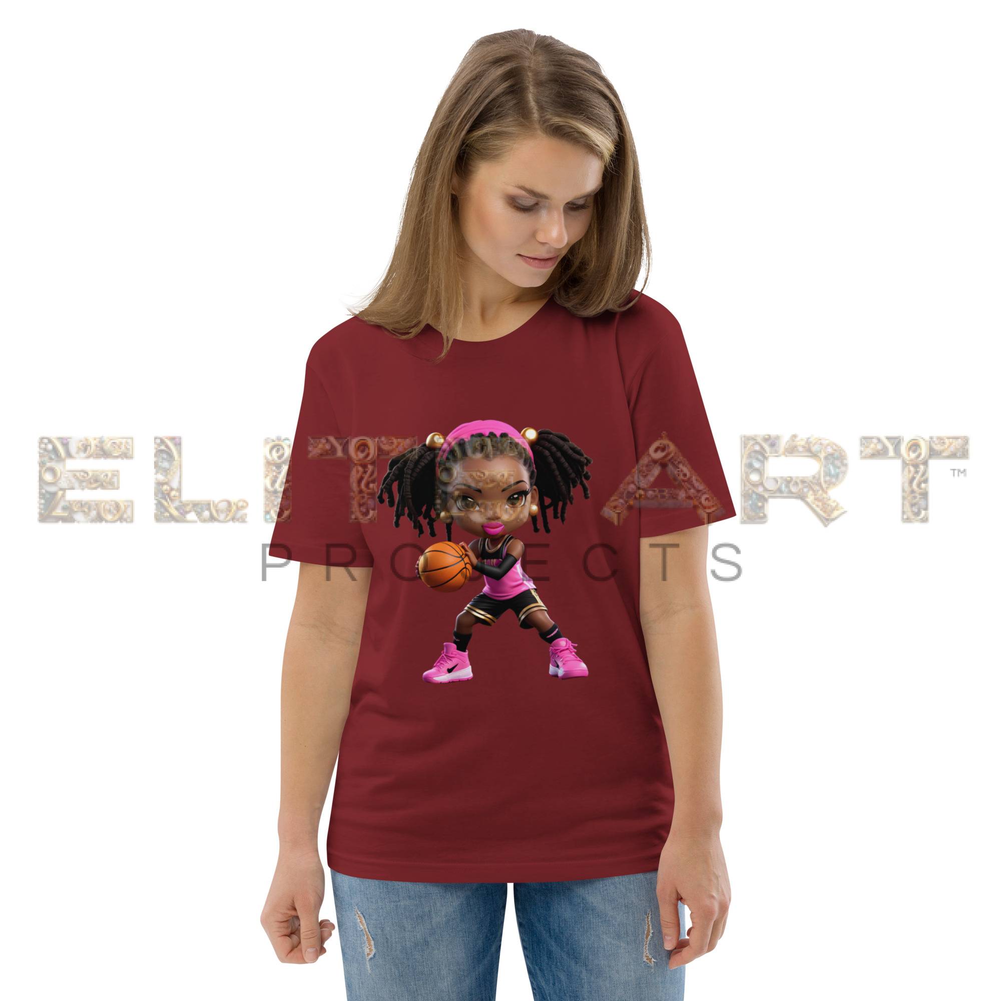 zelia sport basket series cotton t shirt 001