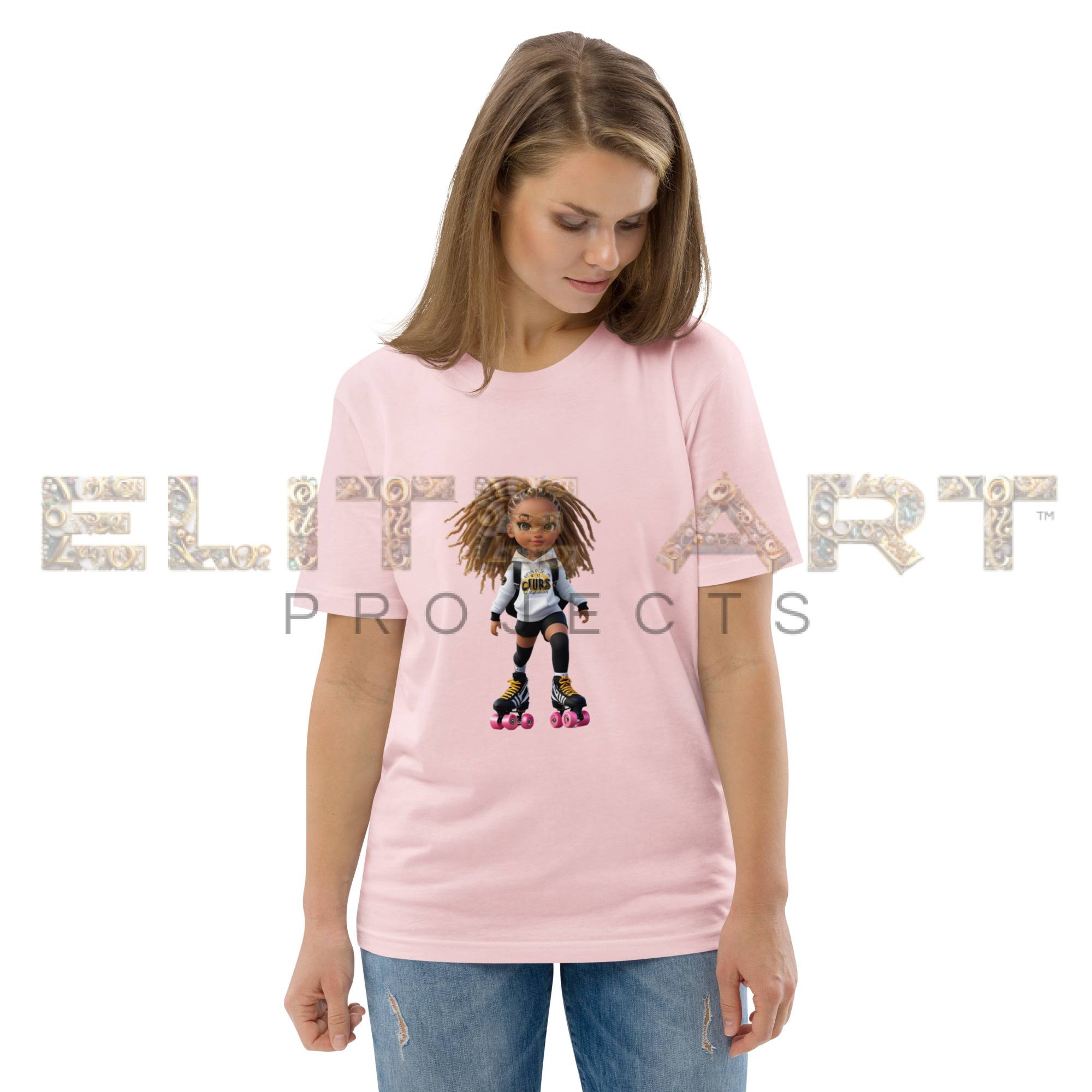 zelia sport roller skates series cotton t shirt 002