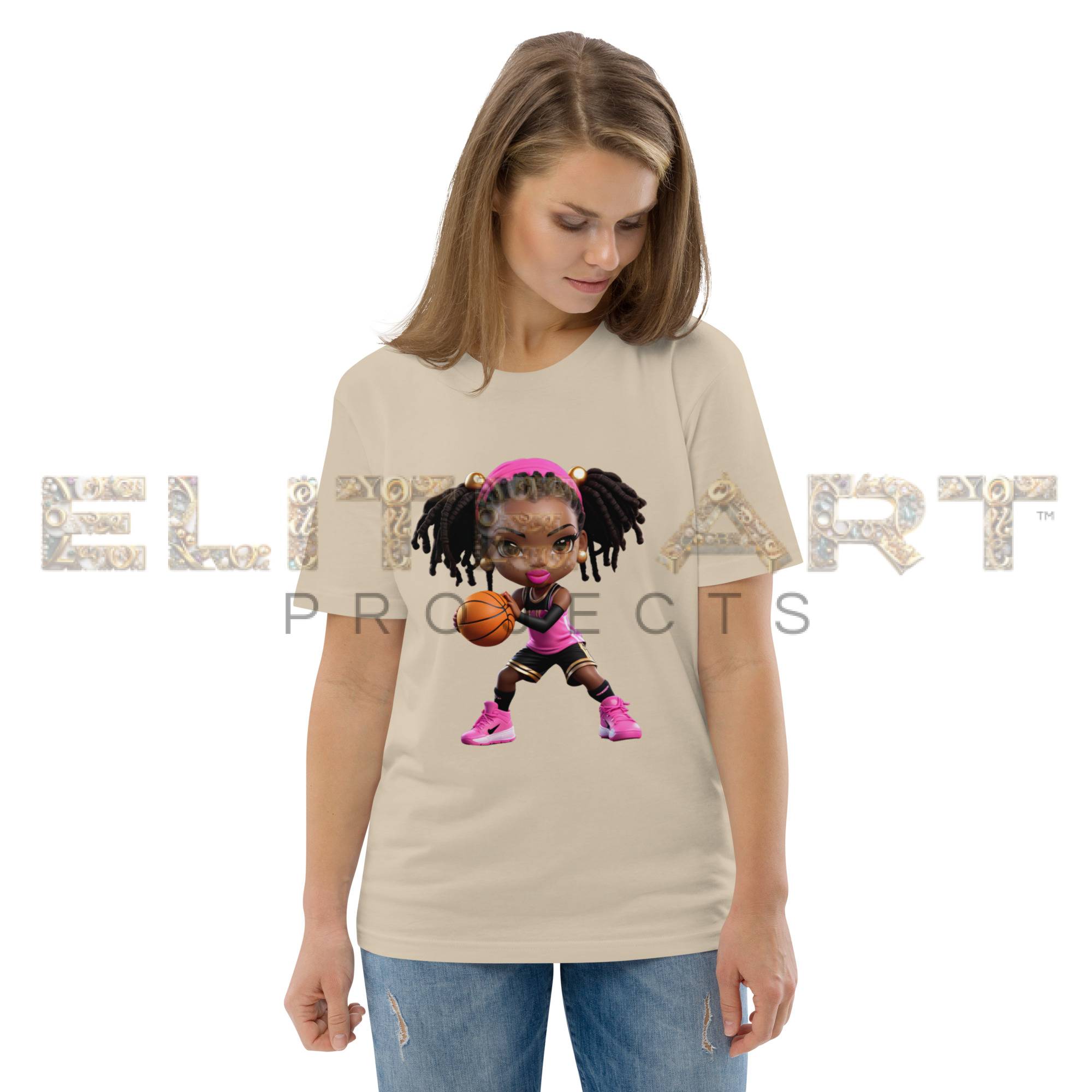 zelia sport basket series cotton t shirt 001