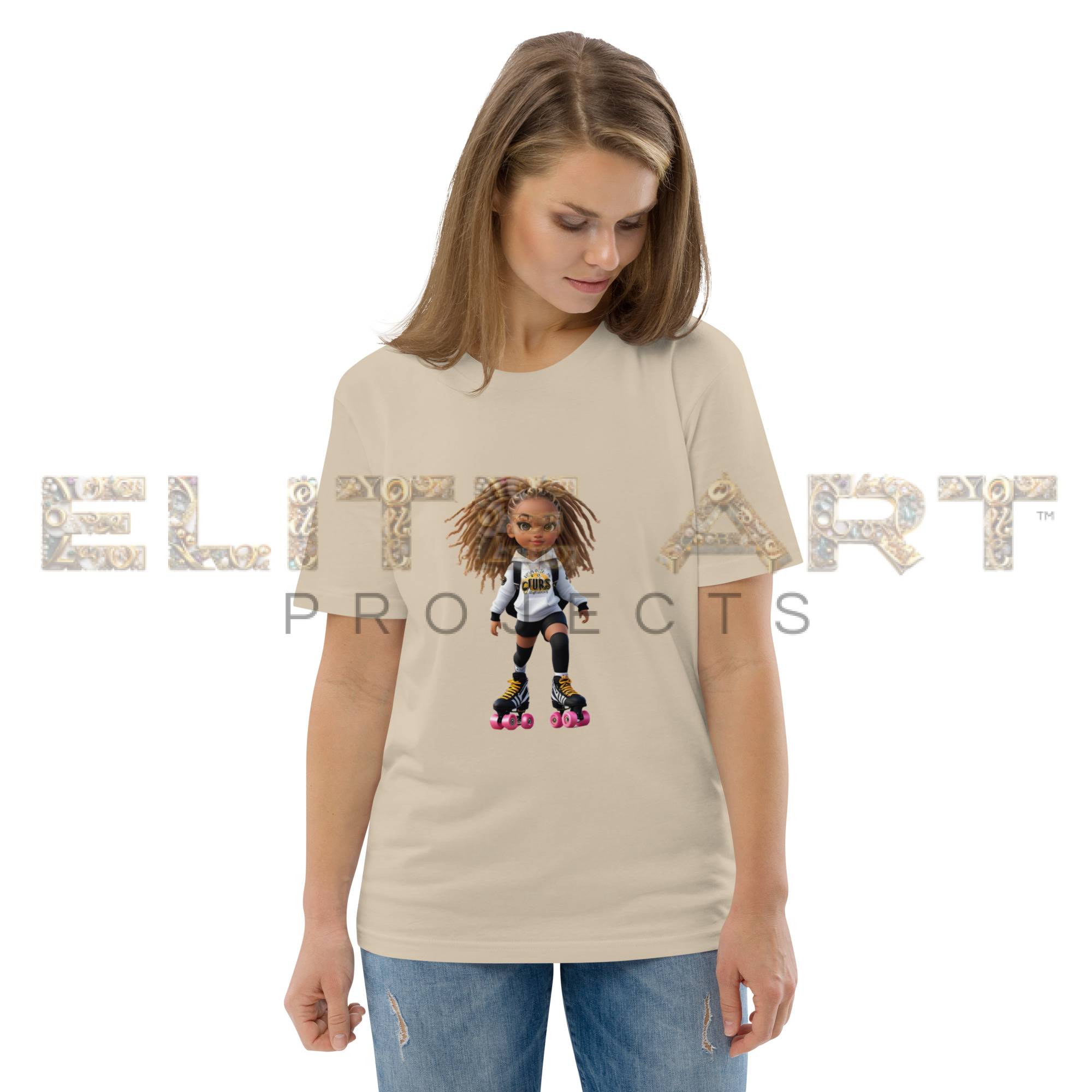zelia sport roller skates series cotton t shirt 002