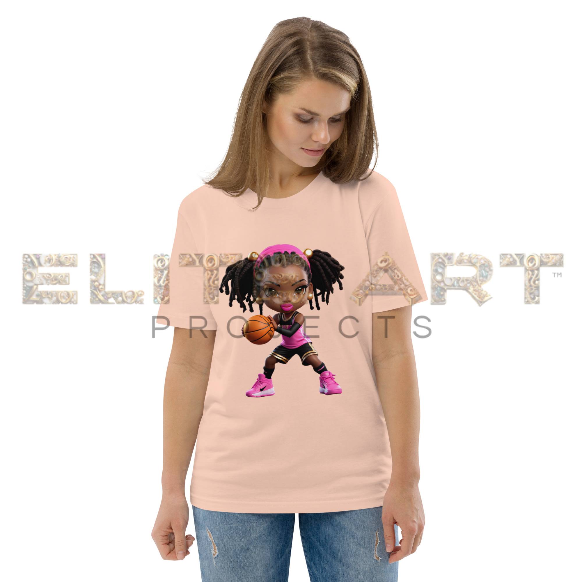 zelia sport basket series cotton t shirt 001