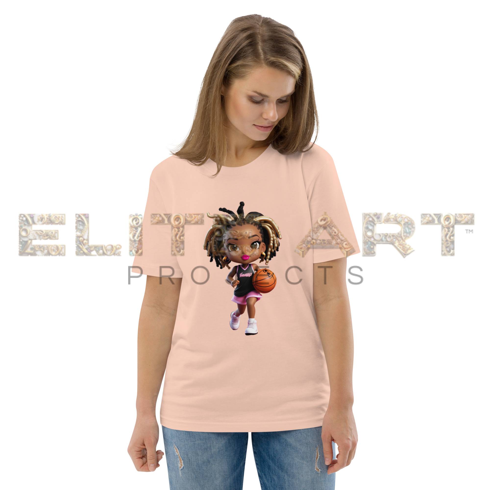 zelia sport basket series cotton t shirt 003