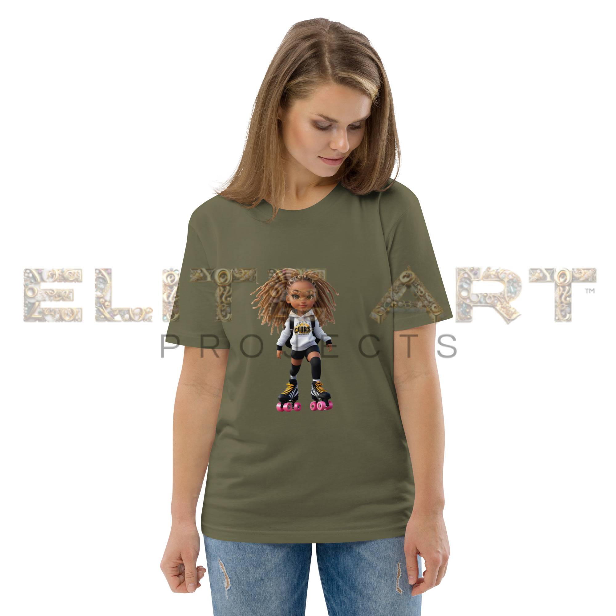 zelia sport roller skates series cotton t shirt 002