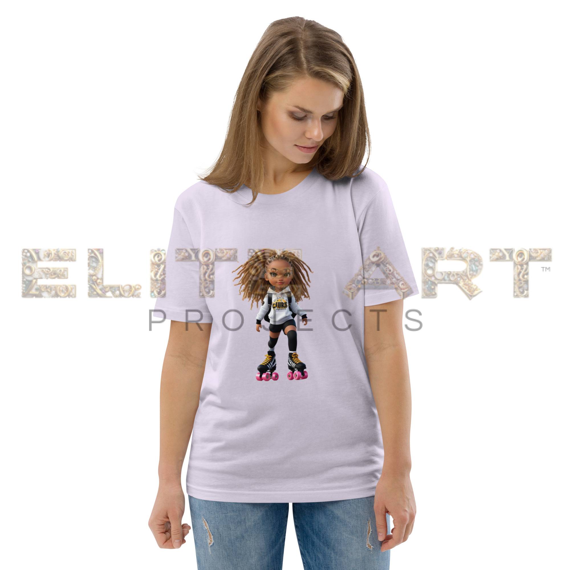 zelia sport roller skates series cotton t shirt 002