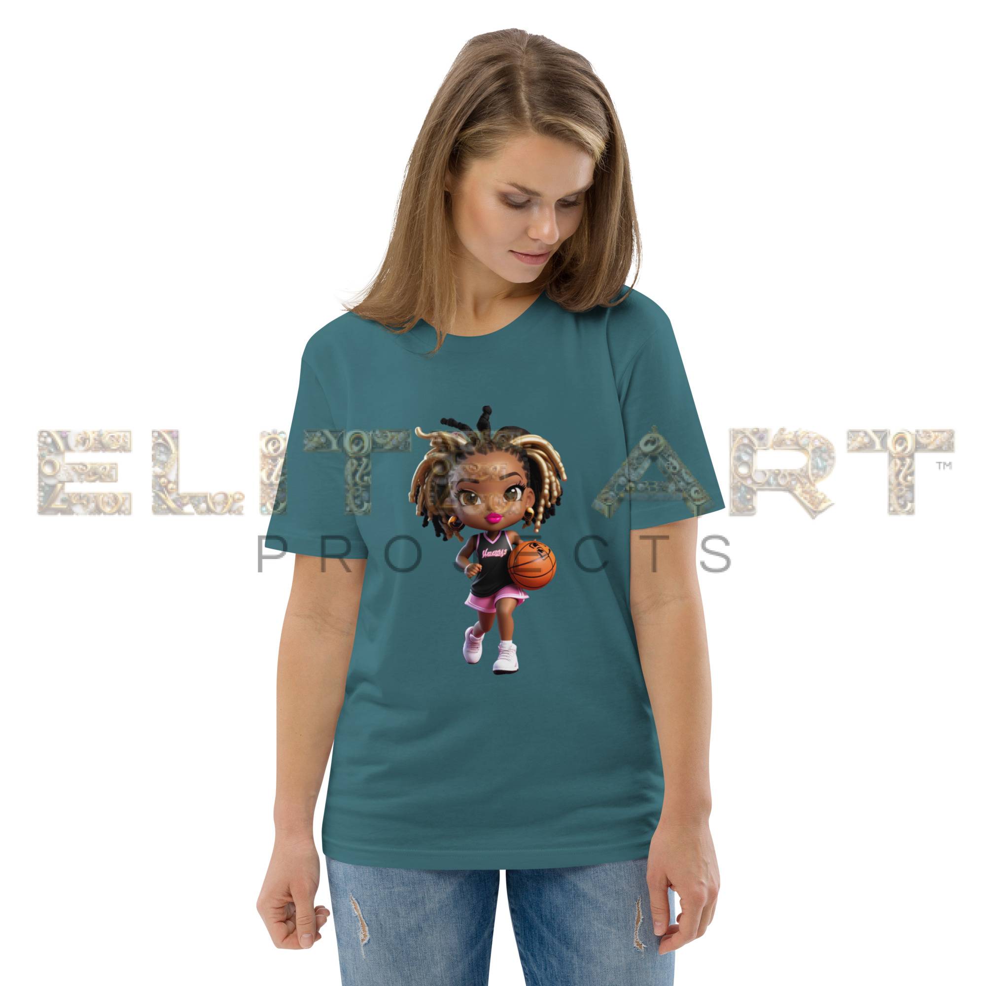 zelia sport basket series cotton t shirt 003