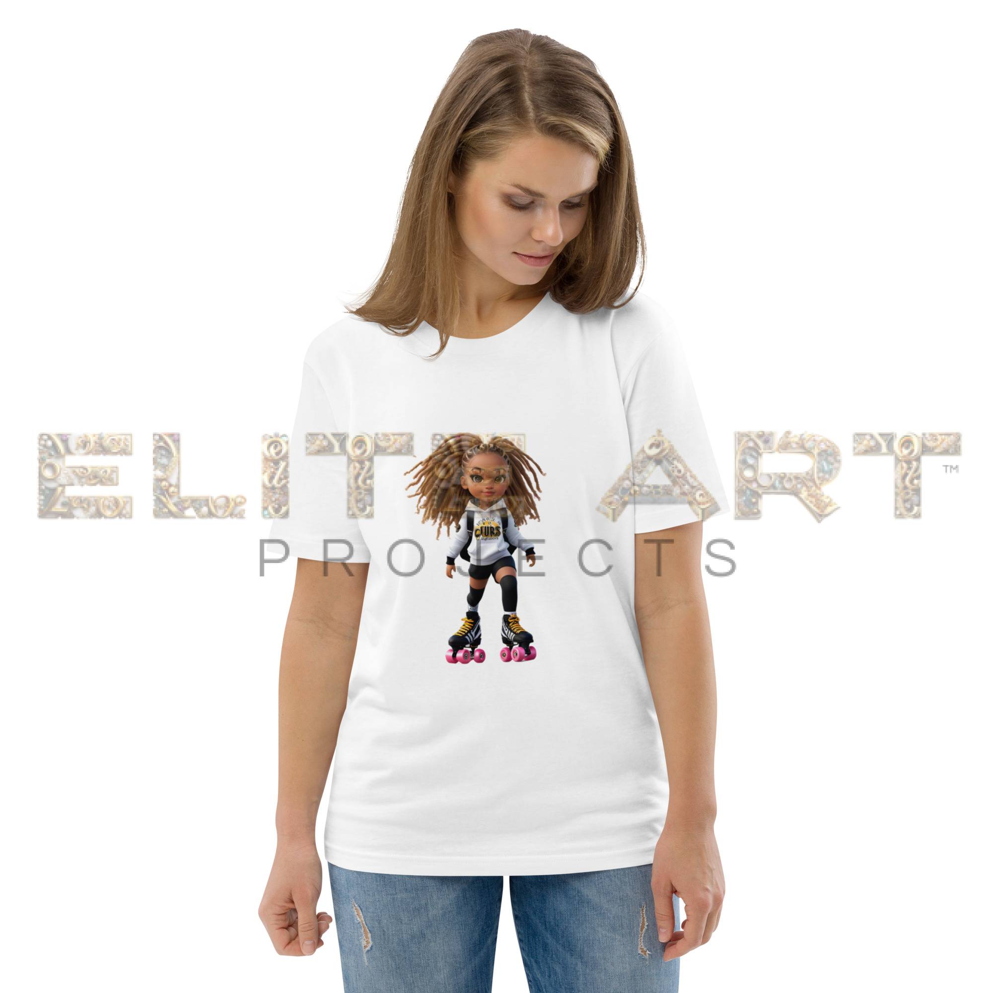 zelia sport roller skates series cotton t shirt 002