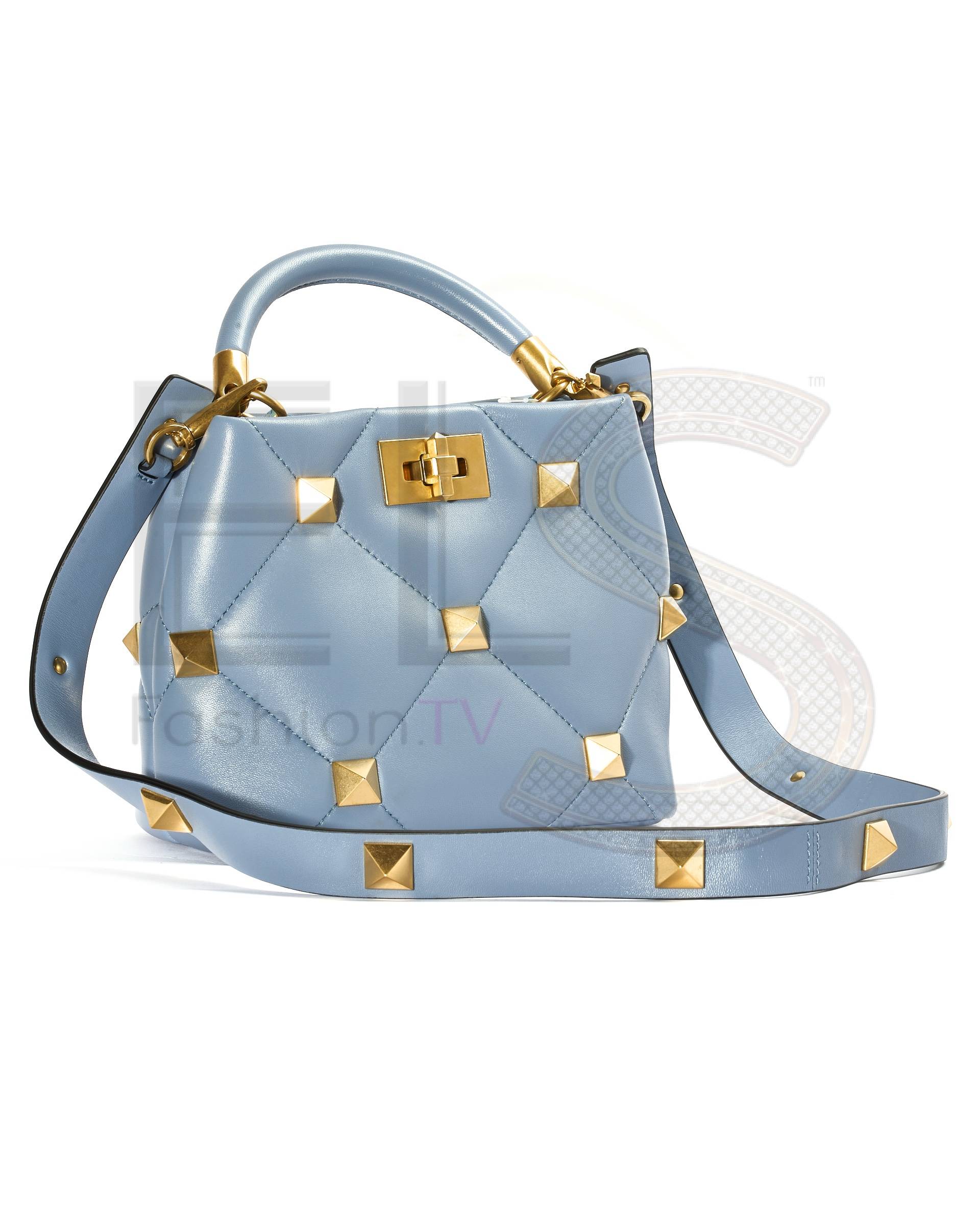 Valentino Bucket Roman Stud Small Sugar Paper – Like New Collectors Edition