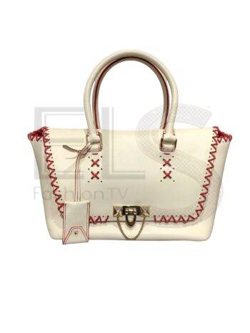 High-quality product photo of a Valentino Demilune Cream in White